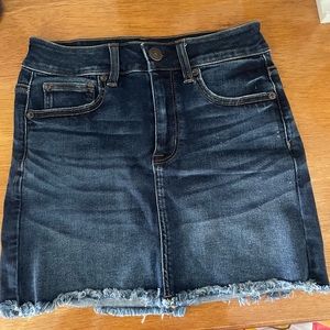 American Eagle fitted denim jean skirt